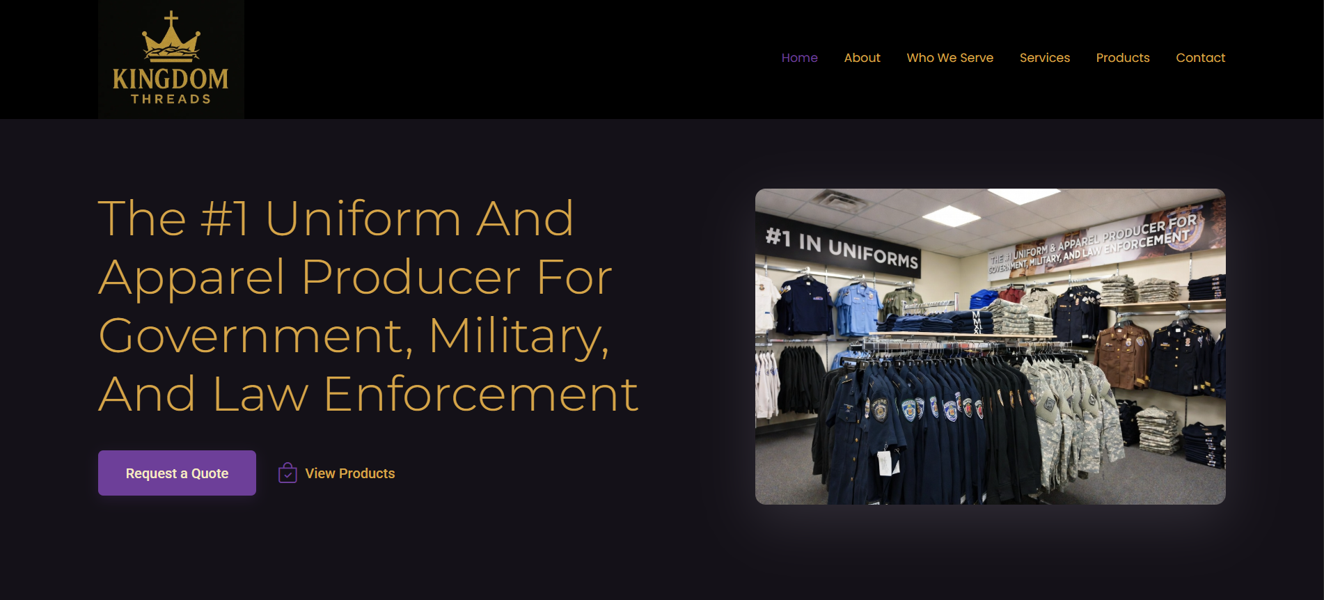 Kingdom Threads website