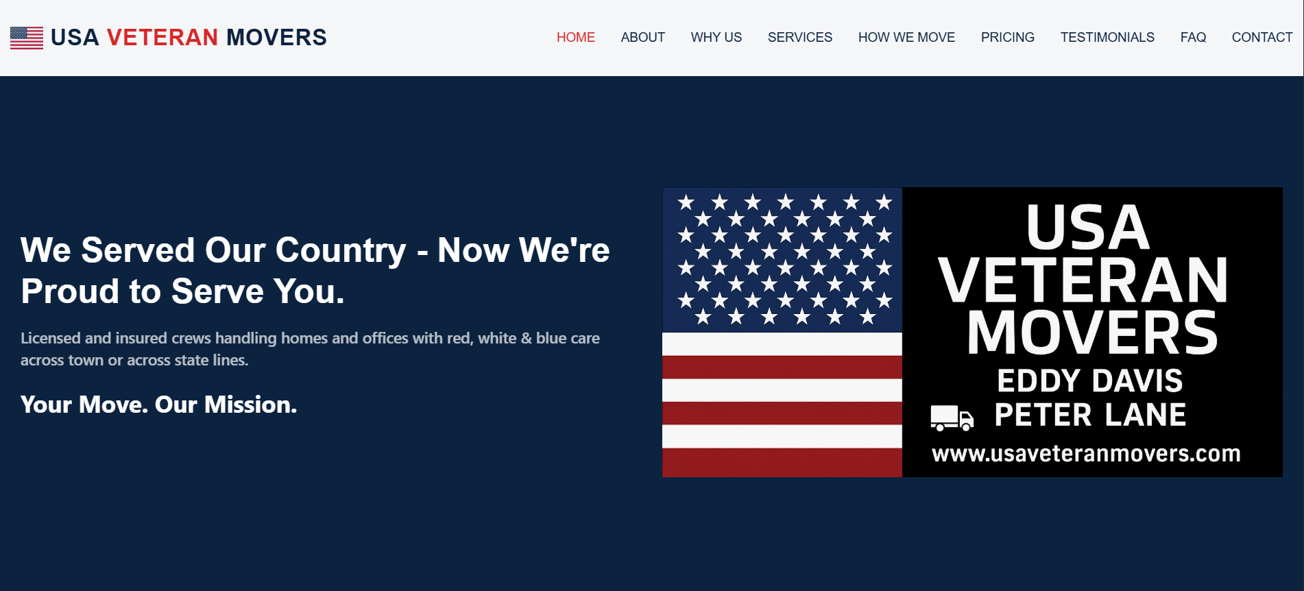 USA Veteran website